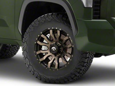 Fuel Wheels Blitz Matte Black Double Dark Tint 6-Lug Wheel; 18x9; 1mm Offset (22-24 Tundra)