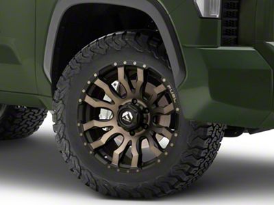 Fuel Wheels Blitz Matte Black Double Dark Tint 6-Lug Wheel; 20x9; 1mm Offset (22-24 Tundra)