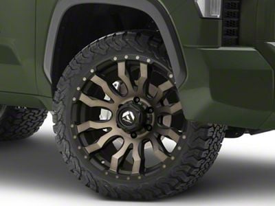 Fuel Wheels Blitz Matte Black Double Dark Tint 6-Lug Wheel; 22x10; -18mm Offset (22-24 Tundra)