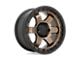 Fuel Wheels Block Matte Bronze with Black Ring 6-Lug Wheel; 18x9; -12mm Offset (22-24 Tundra)