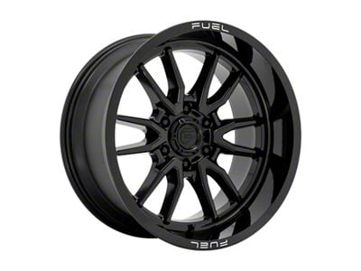 Fuel Wheels Clash Gloss Black 6-Lug Wheel; 17x9; 1mm Offset (22-24 Tundra)