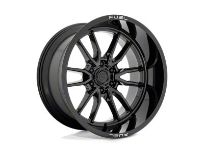 Fuel Wheels Clash Gloss Black 6-Lug Wheel; 22x12; -44mm Offset (22-24 Tundra)