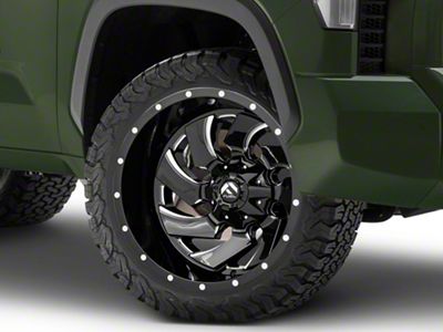 Fuel Wheels Cleaver Gloss Black Milled 6-Lug Wheel; 22x10; -18mm Offset (22-24 Tundra)
