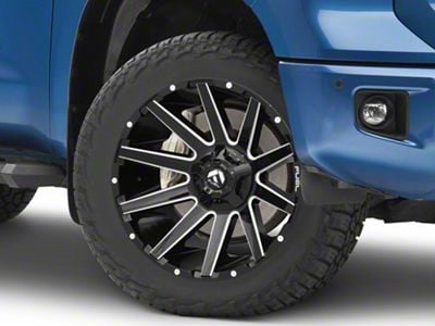 Fuel Wheels Contra Gloss Black Milled 5-Lug Wheel; 20x9; 20mm Offset (14-21 Tundra)