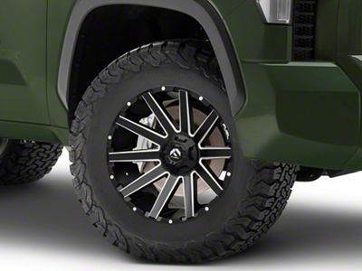 Fuel Wheels Contra Matte Black Milled 6-Lug Wheel; 18x9; -12mm Offset (22-24 Tundra)