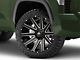 Fuel Wheels Contra Matte Black Milled 6-Lug Wheel; 22x10; -19mm Offset (22-24 Tundra)