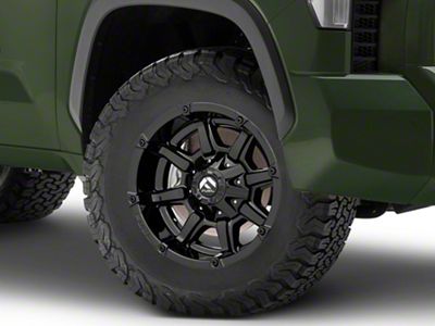 Fuel Wheels Coupler Gloss Black 6-Lug Wheel; 18x9; 1mm Offset (22-24 Tundra)