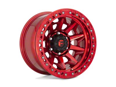 Fuel Wheels Covert Beadlock Candy Red 5-Lug Wheel; 17x9; -15mm Offset (14-21 Tundra)