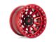 Fuel Wheels Covert Beadlock Candy Red 5-Lug Wheel; 17x9; -15mm Offset (14-21 Tundra)
