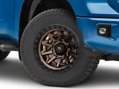 Fuel Wheels Covert Matte Bronze with Black Bead Ring 5-Lug Wheel; 18x9; 20mm Offset (14-21 Tundra)