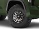 Fuel Wheels Covert Matte Gunmetal with Black Bead Ring 6-Lug Wheel; 17x9; 1mm Offset (22-24 Tundra)