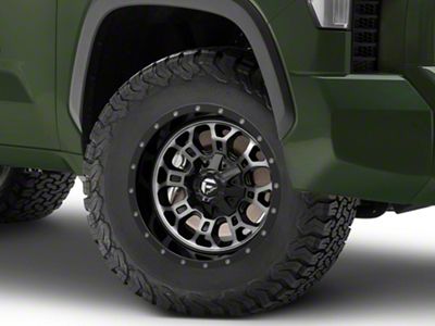 Fuel Wheels Crush Gloss Machined Double Dark Tint 6-Lug Wheel; 18x9; 19mm Offset (22-24 Tundra)