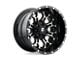 Fuel Wheels Crush Gloss Machined Double Dark Tint 5-Lug Wheel; 18x9; 20mm Offset (14-21 Tundra)