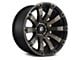 Fuel Wheels Diesel Matte Black Double Dark Tint 5-Lug Wheel; 20x9; 20mm Offset (14-21 Tundra)