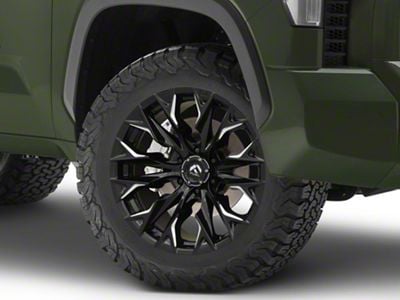 Fuel Wheels Flame Gloss Black Milled 6-Lug Wheel; 20x10; -18mm Offset (22-24 Tundra)