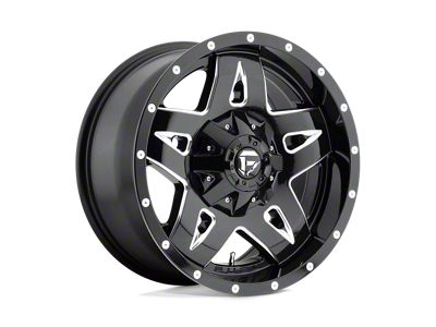 Fuel Wheels Full Blown Gloss Black Milled 5-Lug Wheel; 20x10; -12mm Offset (14-21 Tundra)