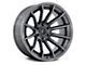 Fuel Wheels Fusion Forged Burn Gloss Black with Brushed Gray Tint Face and Lip 6-Lug Wheel; 20x10; -18mm Offset (22-24 Tundra)