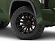 Fuel Wheels Fusion Forged Burn Matte Black with Gloss Black Lip 6-Lug Wheel; 20x10; -18mm Offset (22-24 Tundra)