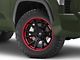 Fuel Wheels Fusion Forged Catalyst Matte Black with Candy Red Lip 6-Lug Wheel; 20x9; 1mm Offset (22-24 Tundra)