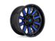 Fuel Wheels Hardline Gloss Black with Blue Tinted Clear 5-Lug Wheel; 20x10; -18mm Offset (14-21 Tundra)
