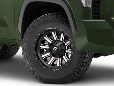 Fuel Wheels Hardline Gloss Black Milled 6-Lug Wheel; 18x9; -12mm Offset (22-24 Tundra)