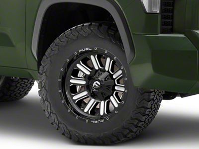 Fuel Wheels Hardline Gloss Black Milled 6-Lug Wheel; 18x9; 2mm Offset (22-24 Tundra)