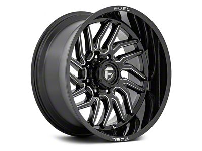 Fuel Wheels Hurricane Gloss Black Milled 5-Lug Wheel; 20x9; 1mm Offset (14-21 Tundra)