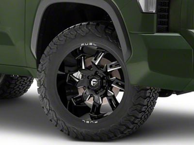 Fuel Wheels Lockdown Gloss Black Milled 6-Lug Wheel; 20x9; 1mm Offset (22-24 Tundra)