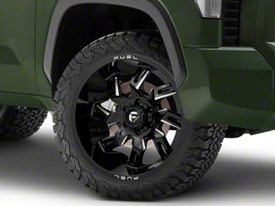 Fuel Wheels Lockdown Gloss Black Milled 6-Lug Wheel; 22x10; -18mm Offset (22-24 Tundra)