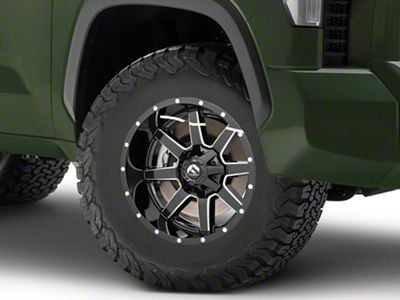 Fuel Wheels Maverick Gloss Black Milled 6-Lug Wheel; 17x9; -12mm Offset (22-24 Tundra)