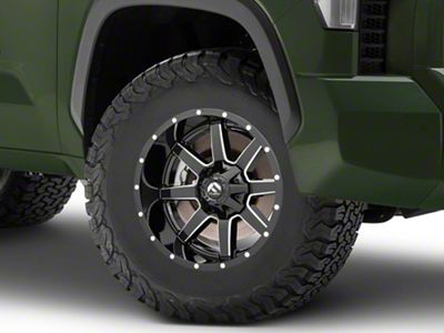 Fuel Wheels Maverick Gloss Black Milled 6-Lug Wheel; 17x9; 1mm Offset (22-24 Tundra)