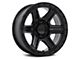 Fuel Wheels Outrun Matte Black with Gloss Black Lip 6-Lug Wheel; 18x9; 18mm Offset (22-24 Tundra)