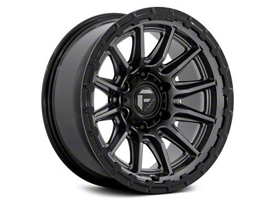 Fuel Wheels Piston Matte Gunmetal with Gloss Black Lip 6-Lug Wheel; 20x10; -18mm Offset (22-24 Tundra)