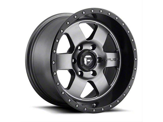 Fuel Wheels Podium Matte Gunmetal 6-Lug Wheel; 18x9; 1mm Offset (22-24 Tundra)