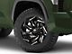 Fuel Wheels Reaction Gloss Black Milled 6-Lug Wheel; 18x9; 1mm Offset (22-24 Tundra)