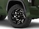 Fuel Wheels Reaction Gloss Black Milled 6-Lug Wheel; 24x12; -44mm Offset (22-24 Tundra)