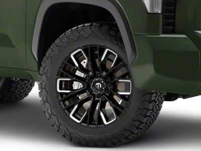 Fuel Wheels Rebar Gloss Black Milled 6-Lug Wheel; 20x10; -18mm Offset (22-24 Tundra)