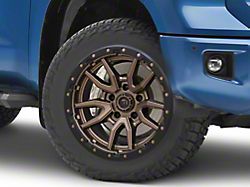 Fuel Wheels Rebel Matte Bronze with Black Bead Ring 5-Lug Wheel; 20x10; -18mm Offset (14-21 Tundra)