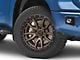 Fuel Wheels Rebel Matte Bronze with Black Bead Ring 5-Lug Wheel; 20x9; 1mm Offset (14-21 Tundra)