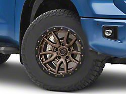 Fuel Wheels Rebel Matte Bronze with Black Bead Ring 5-Lug Wheel; 18x9; 20mm Offset (14-21 Tundra)