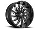 Fuel Wheels Saber Gloss Black Milled 5-Lug Wheel; 20x9; 1mm Offset (14-21 Tundra)