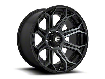 Fuel Wheels Siege Gloss Machined Double Dark Tint 6-Lug Wheel; 20x10; -18mm Offset (22-24 Tundra)