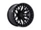 Fuel Wheels Sigma Blackout with Gloss Black Lip 6-Lug Wheel; 20x9; 1mm Offset (22-24 Tundra)