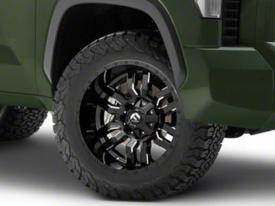 Fuel Wheels Sledge Gloss Black Milled 6-Lug Wheel; 20x9; 1mm Offset (22-24 Tundra)