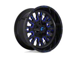 Fuel Wheels Stroke Gloss Black with Blue Tinted Clear 6-Lug Wheel; 20x9; 20mm Offset (22-24 Tundra)