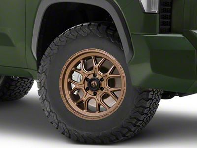 Fuel Wheels Tech Matte Bronze 6-Lug Wheel; 17x9; 1mm Offset (22-24 Tundra)