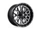 Fuel Wheels Titan Gloss Black Milled 6-Lug Wheel; 20x10; -18mm Offset (22-24 Tundra)