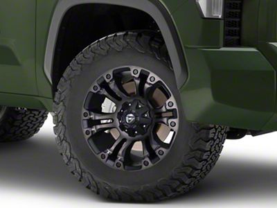 Fuel Wheels Vapor Matte Black Double Dark Tint 6-Lug Wheel; 18x9; -12mm Offset (22-24 Tundra)