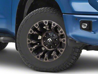 Fuel Wheels Vapor Matte Black Double Dark Tint 5-Lug Wheel; 18x9; 20mm Offset (14-21 Tundra)