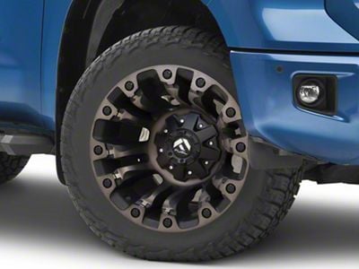 Fuel Wheels Vapor Matte Black Double Dark Tint 5-Lug Wheel; 20x9; 1mm Offset (14-21 Tundra)